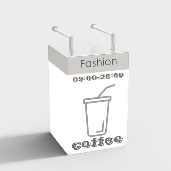 Stylish Coffee Stand 3D model for Modern Designs