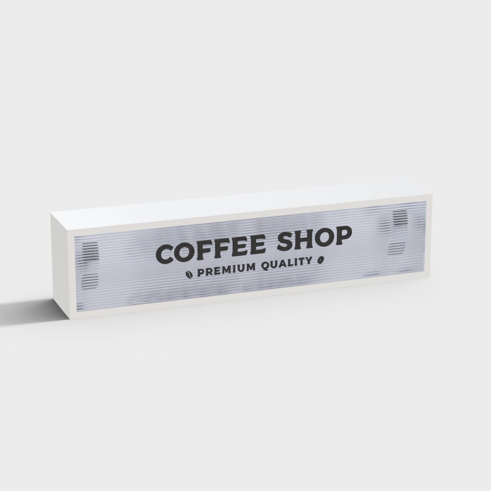 Coffee shop Light box