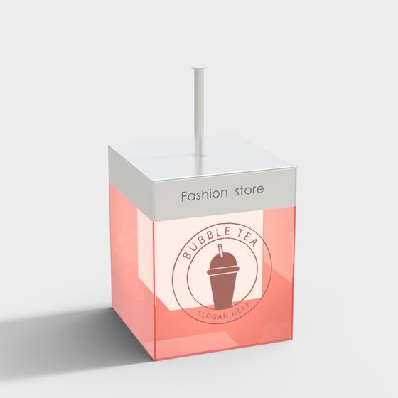 Stylish Store Display Prop 3D model