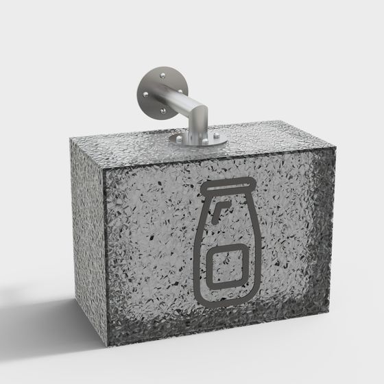 Urban Faucet 3D model with Realistic Texture