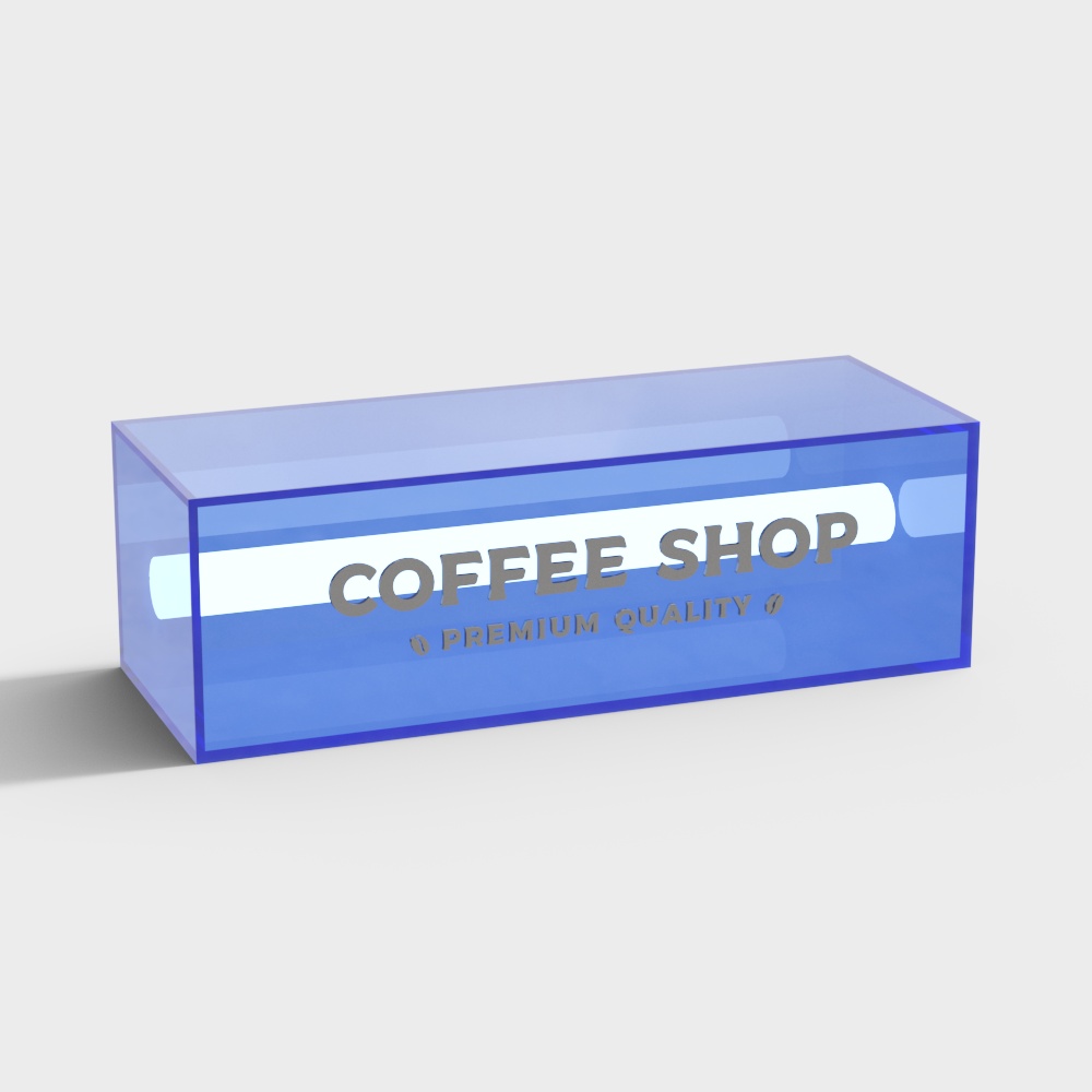 Coffee shop Light box
