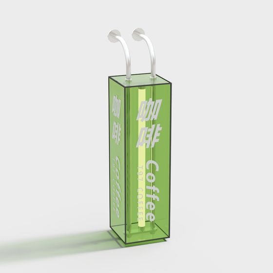 Transparent Coffee Machine 3D model