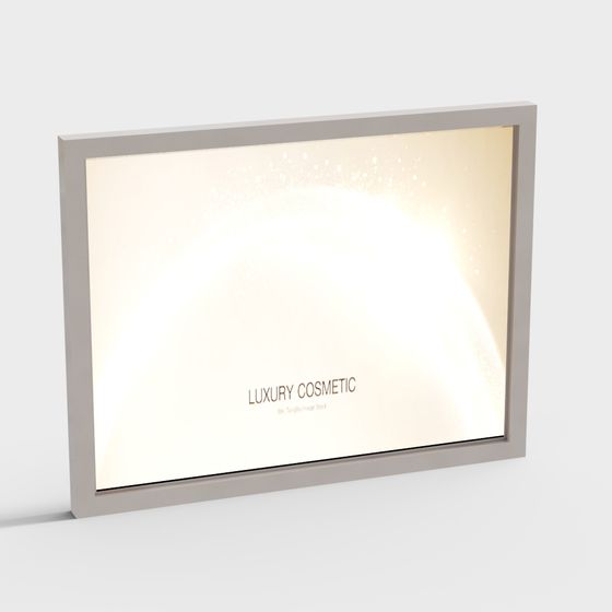 Luxury Cosmetic Showcase 3D model