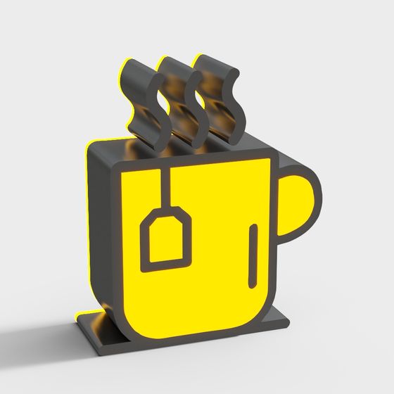 Stylish Toaster 2.0 3D Model for Creative Spaces