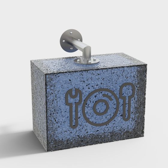 Future Window 3D model for Creative Projects