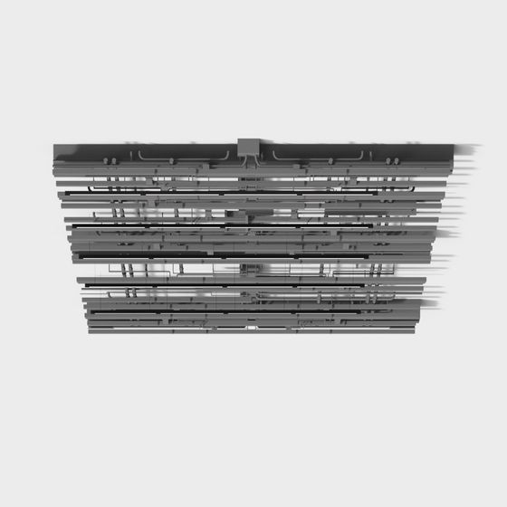 Futuristic Industrial Style 3D Model