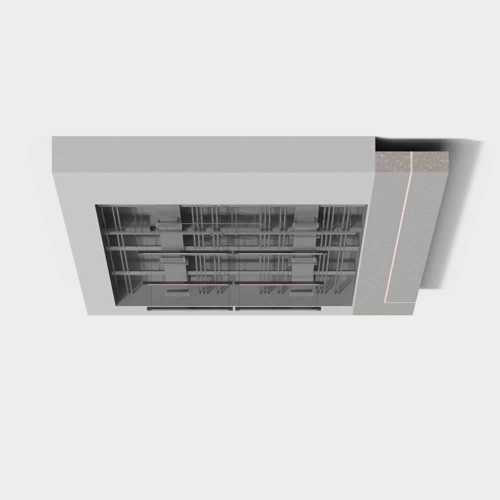 Потолок в общественной зоне офиса