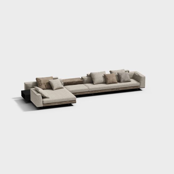 Urban Comfort Sofa 3D model
