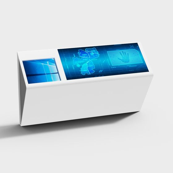 Futuristic Interactive Interface 3D model