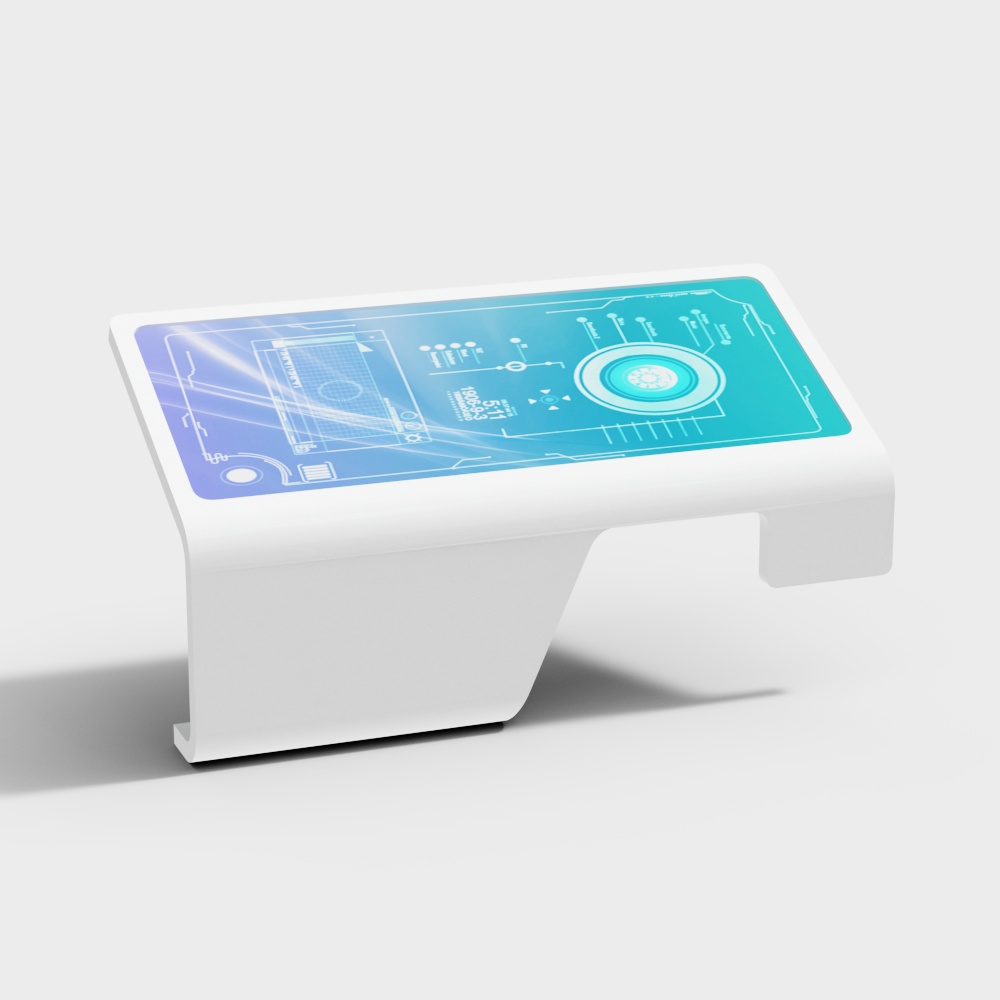 Futuristic Tech Touchpad 3D model