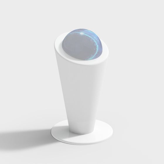 Futuristic Light Sphere Table Lamp 3D model