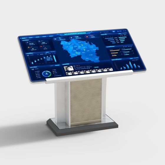 Smart Data Analysis Kiosk 3D model