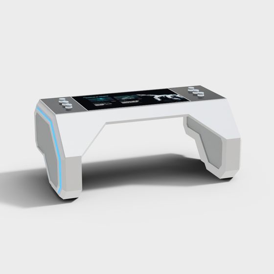 Futuristic CyberConsole 3D model