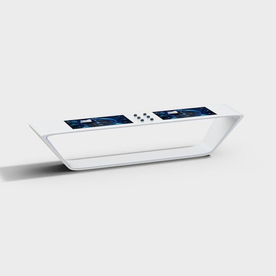 Smart Touch Coffee Table 3D model for Futuristic Living Rooms