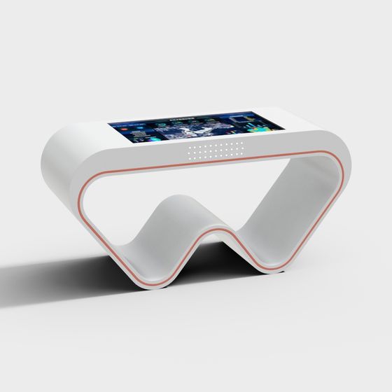 Smart Touch Coffee Table 3D model for Futuristic Living Rooms