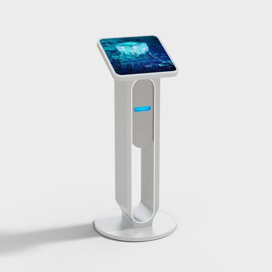 Futuristic Smart Interaction Table 3D model