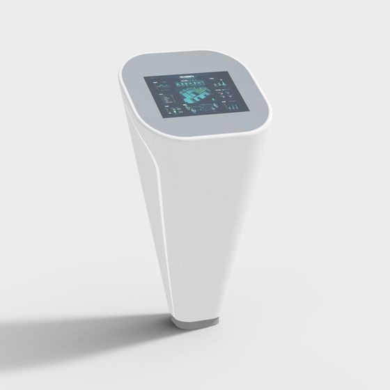 Futuristic Smart Interaction Station 3D model