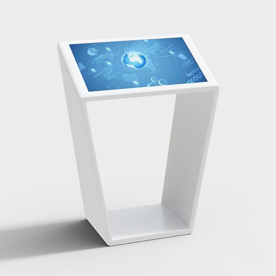 Smart Touch Display Stand 3D Model