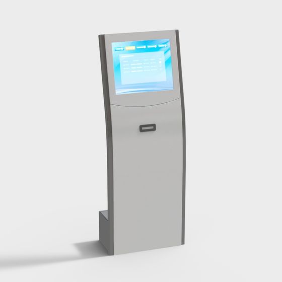 Interactive Kiosk 3D Model