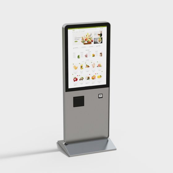 Interactive Kiosk 3D Model for Designers