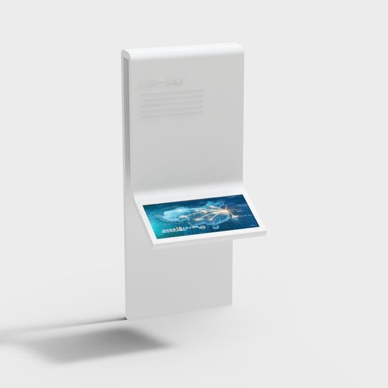 Interactive Information Kiosk 3D model for Future Exploration