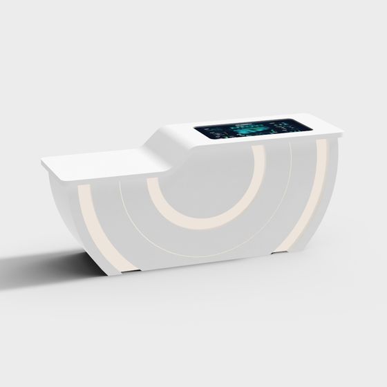 Futuristic Touch Control Table 3D model for Creative Projects