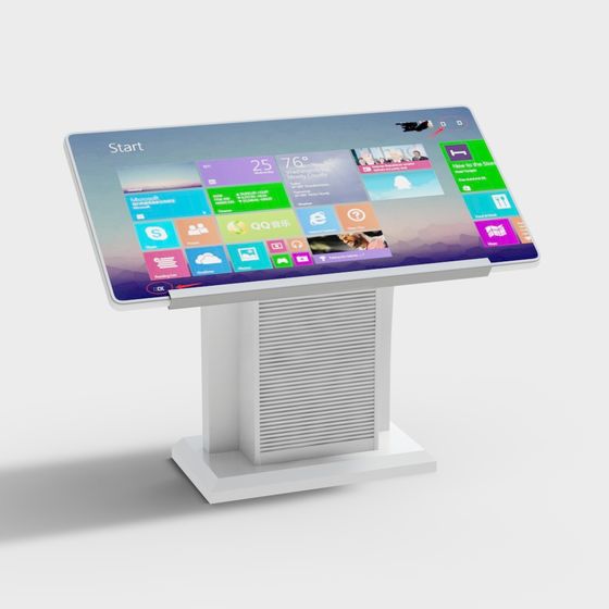 SmartDesk 3D Model for Futuristic Workspaces