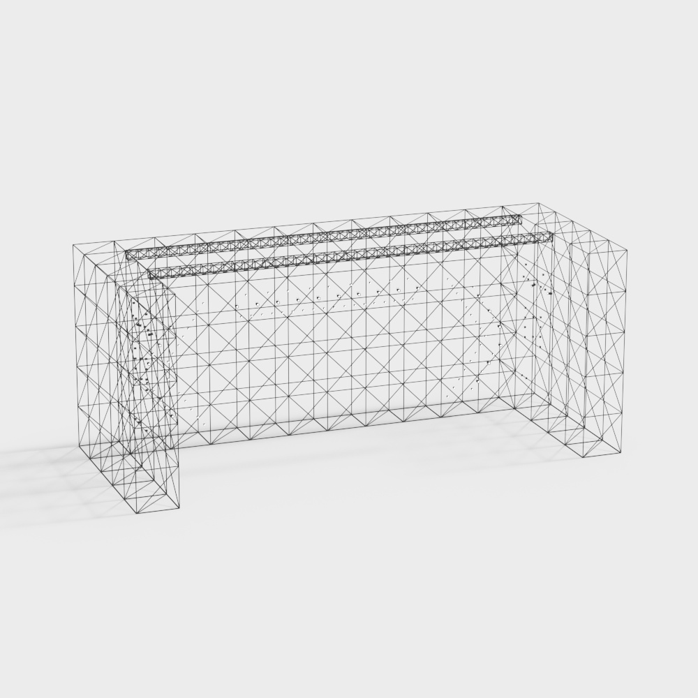 Industrial Metal Frame 3D model