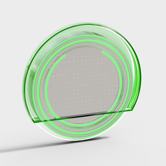 Neon Ring 3D model - Modern Art Design