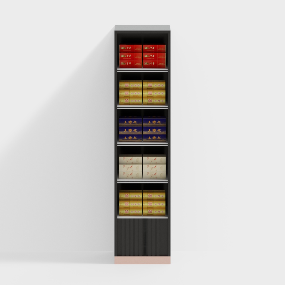 Urban Bookshelf 3D model