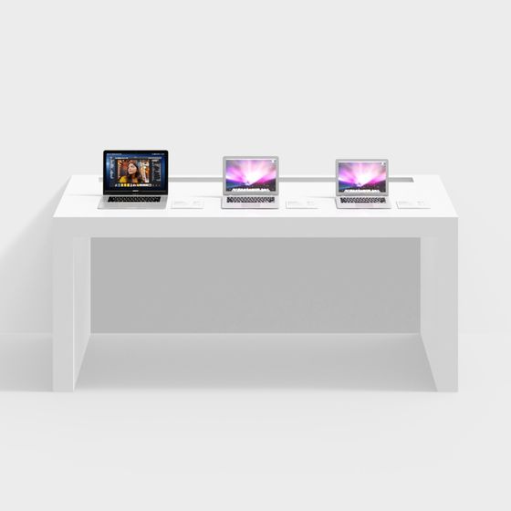 Elegant Minimalist 3D Display Stand Model