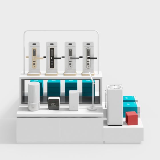 Smart Home Display Stand 3D model