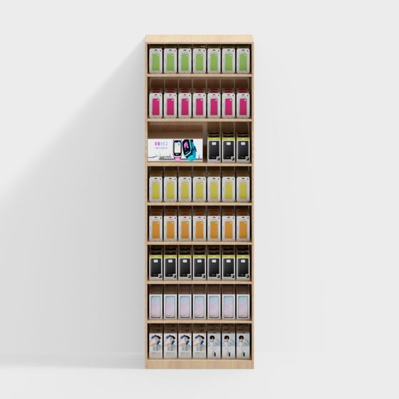 Unique Mobile Accessory Display Stand 3D model