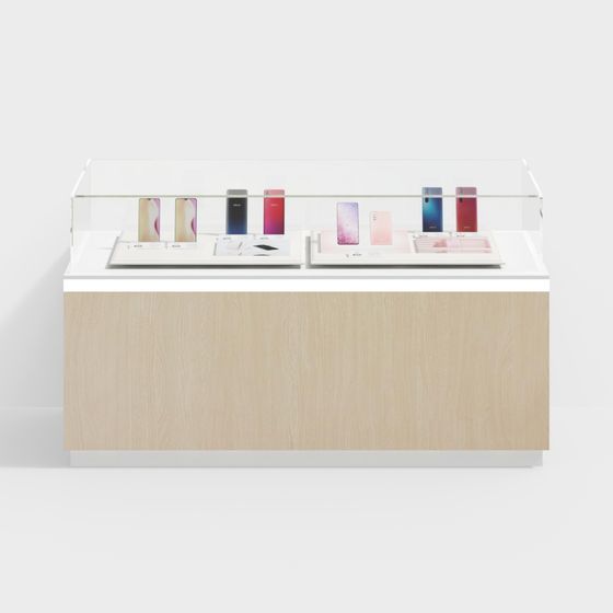 Stylish Display Cabinet 3D model for Creative Projects