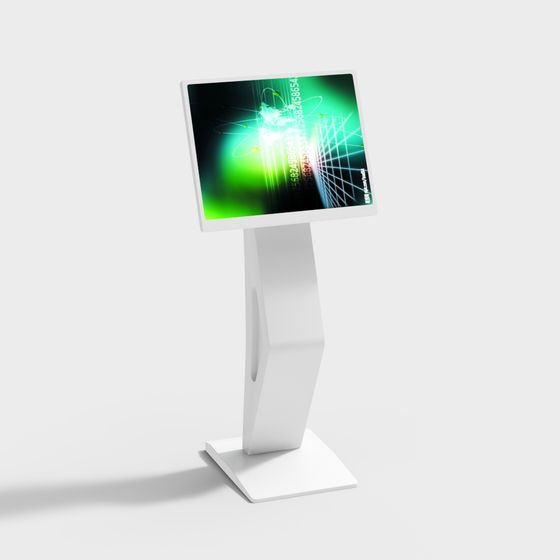 Futuristic Touch Screen 3D model