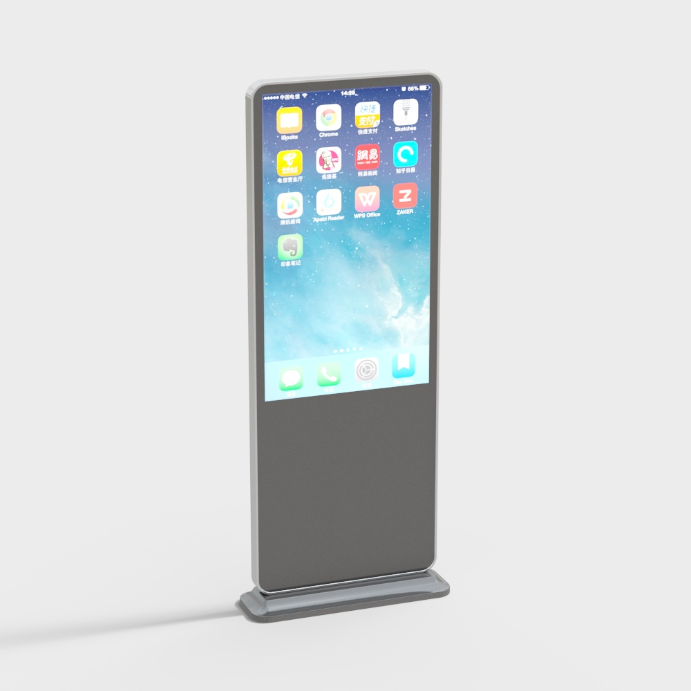 Low-Polygon Smartphone Display Stand 3D model
