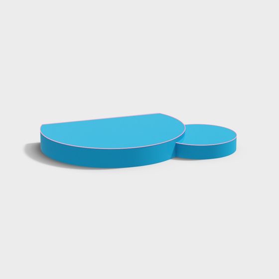 Floating Round Platform 3D model