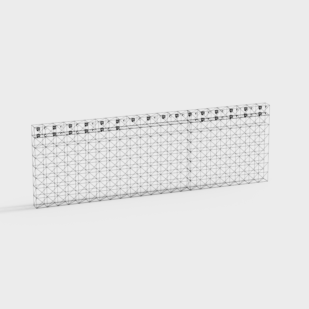 Urban Skyline 3D Model