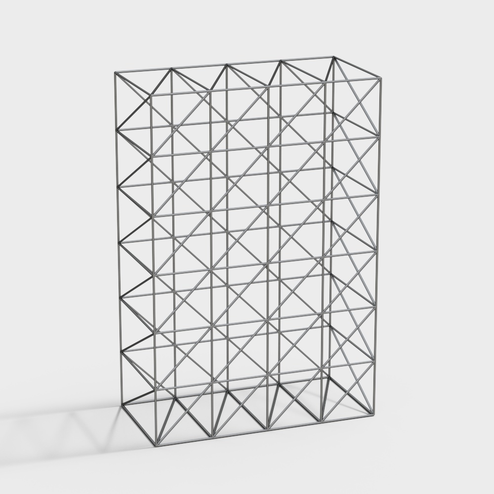 Grid Screen 3D Model for Modern Urban Design