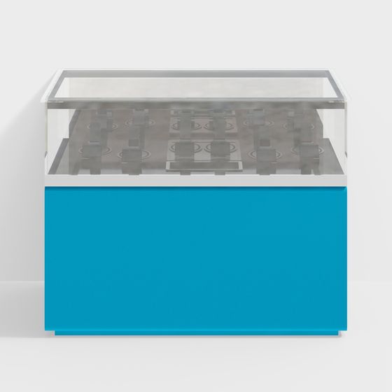 Transparent Display Cabinet 3D model