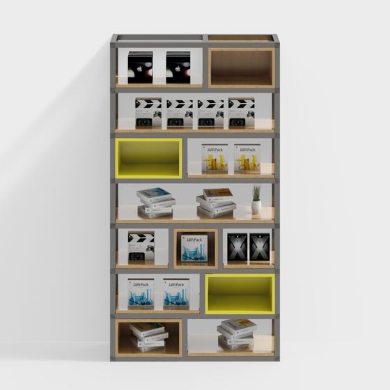 Urban Shelf 3D model for Modern Interiors