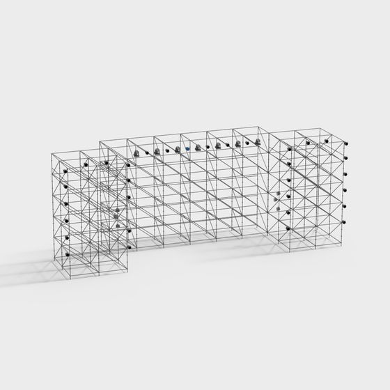 Stylish Scaffolding 3D Model for Creative Projects