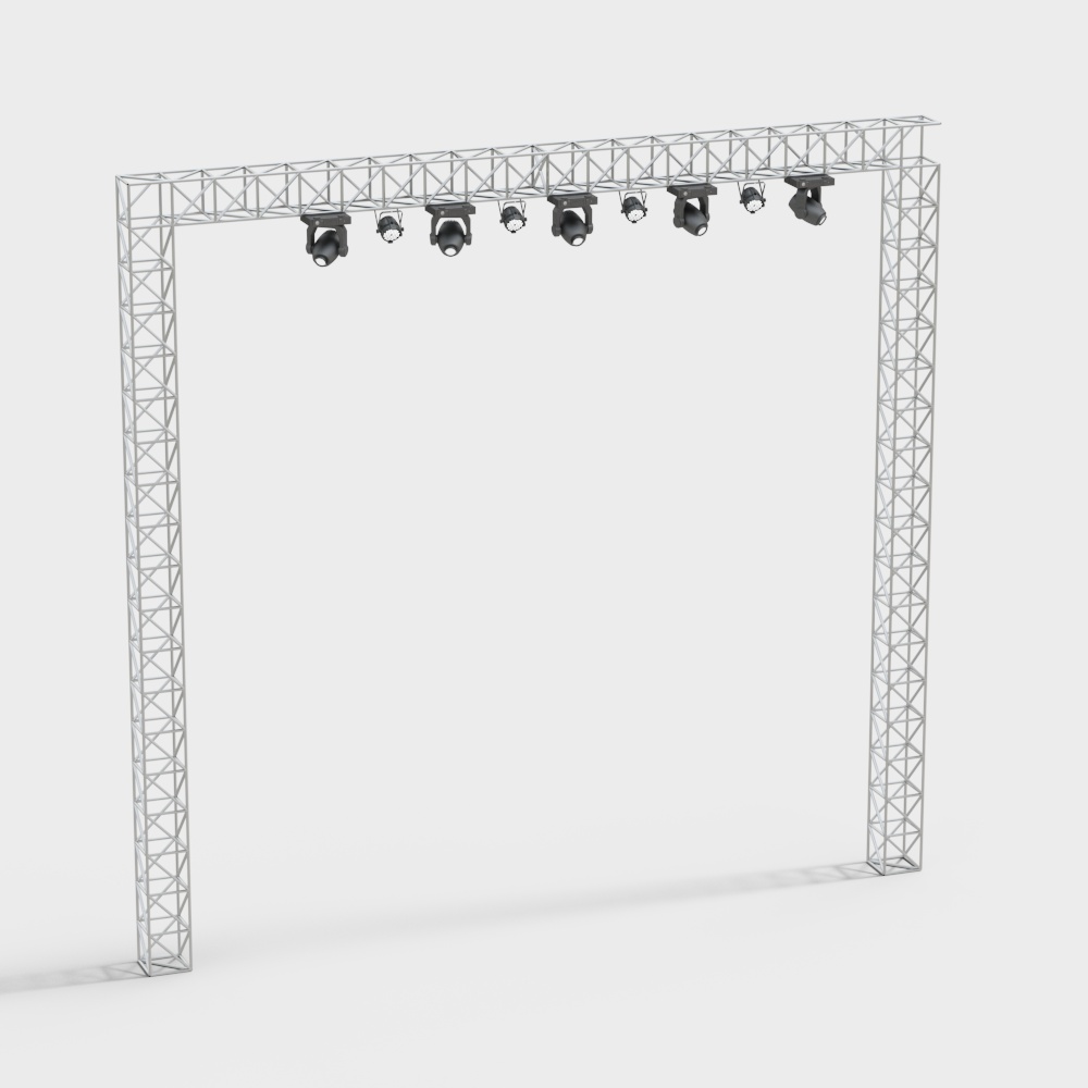 Stage Lighting Truss 3D model