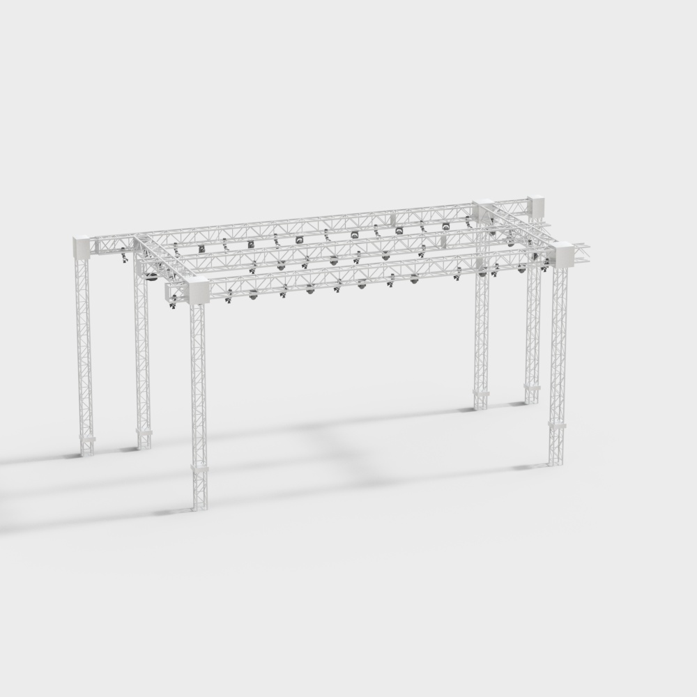 Music festival stage lighting stand