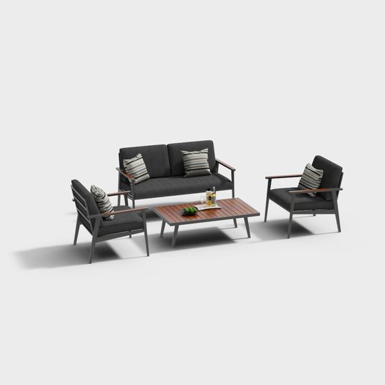Urban Lounge Set 3D model