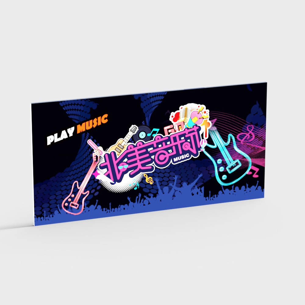 music festival stage background