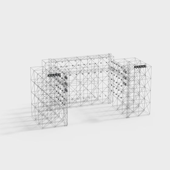 Industrial Metal Structure 3D model for Creative Projects