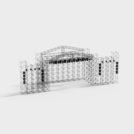 Industrial Warehouse 3D model