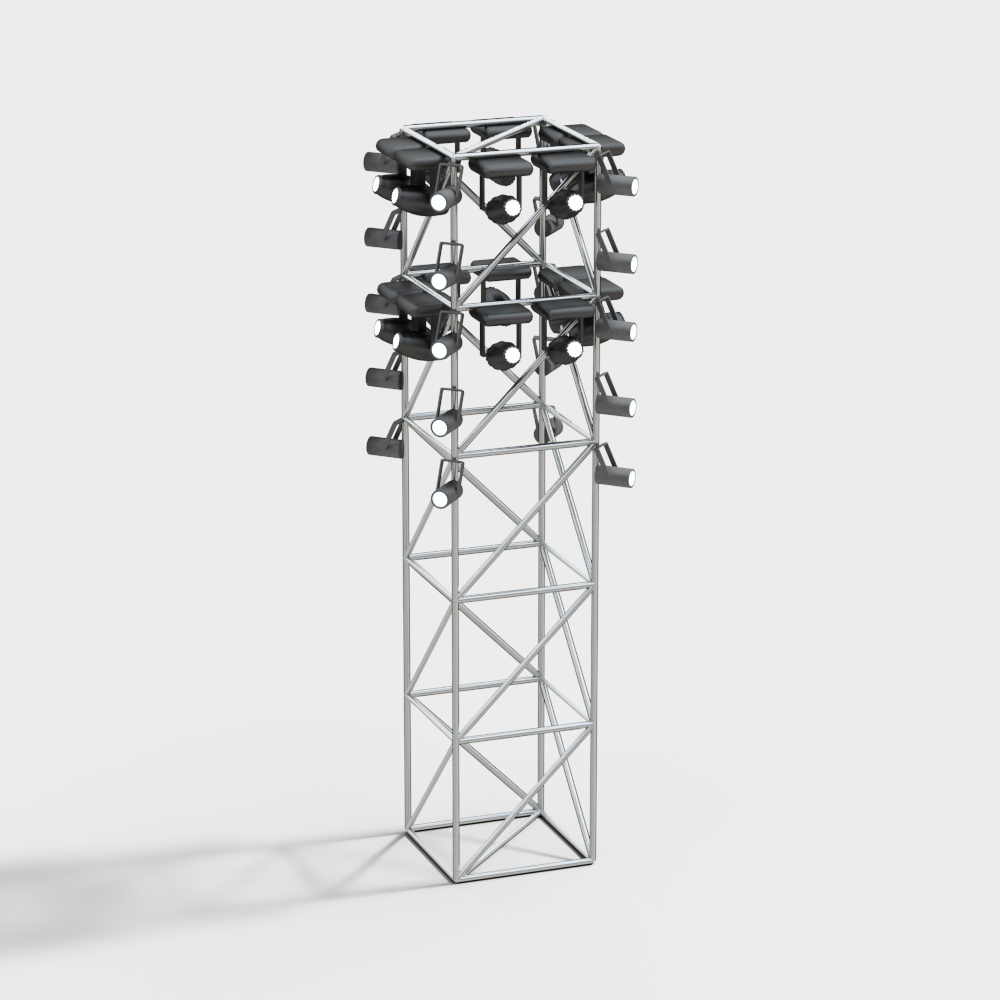 Music festival stage lighting stand