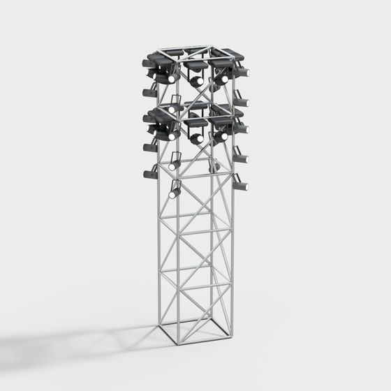 Stylish Stage Lighting Tower 3D model for Designers
